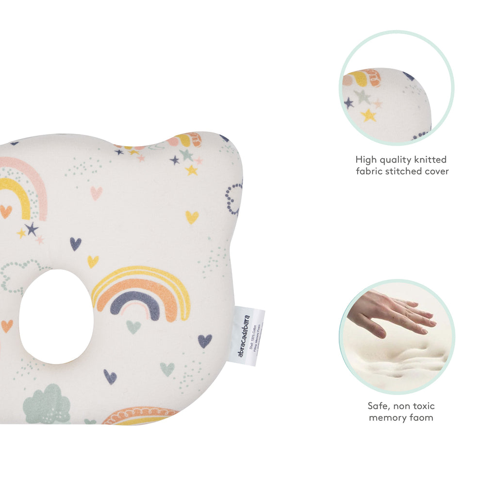 Abracadabra Memory Foam Pillow - Rainbow