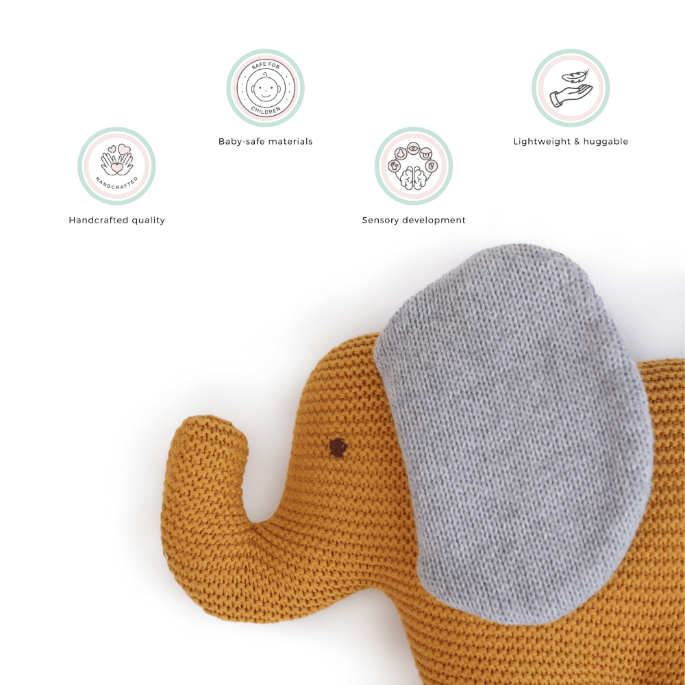 Abracadabra Eli the Elephant Knitted Toy