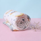 Abracadabra Reversible Muslin Blanket - Rainbow