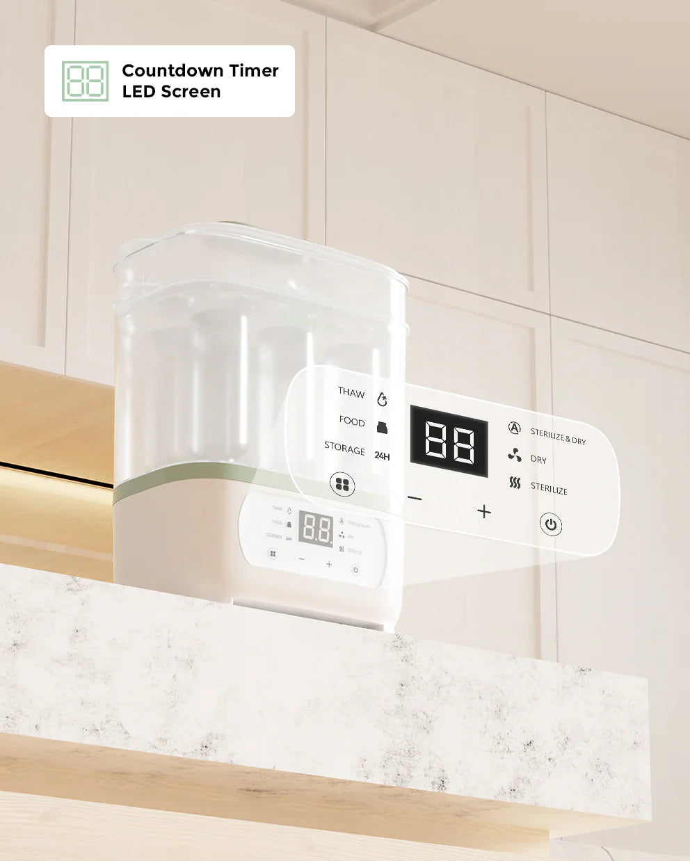 8-in-1 Baby Bottle Steam Sterilizer
