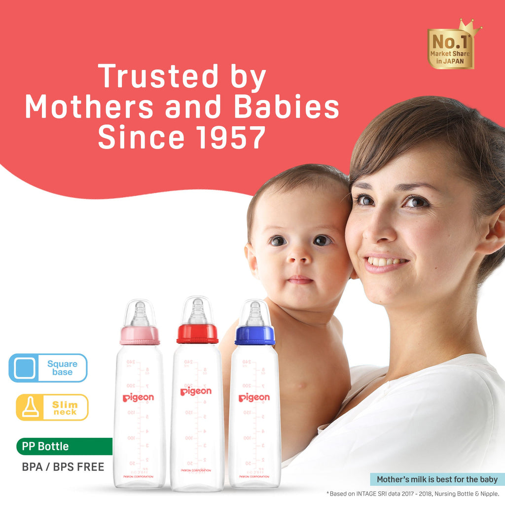 PERISTALTIC NURSING BOTTLE KPP 240ML NIPPLE LL