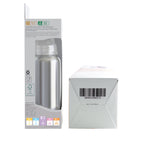 Pigeon Slim Neck steel bottle 240ml Y size with plastic hood & cap (natural)