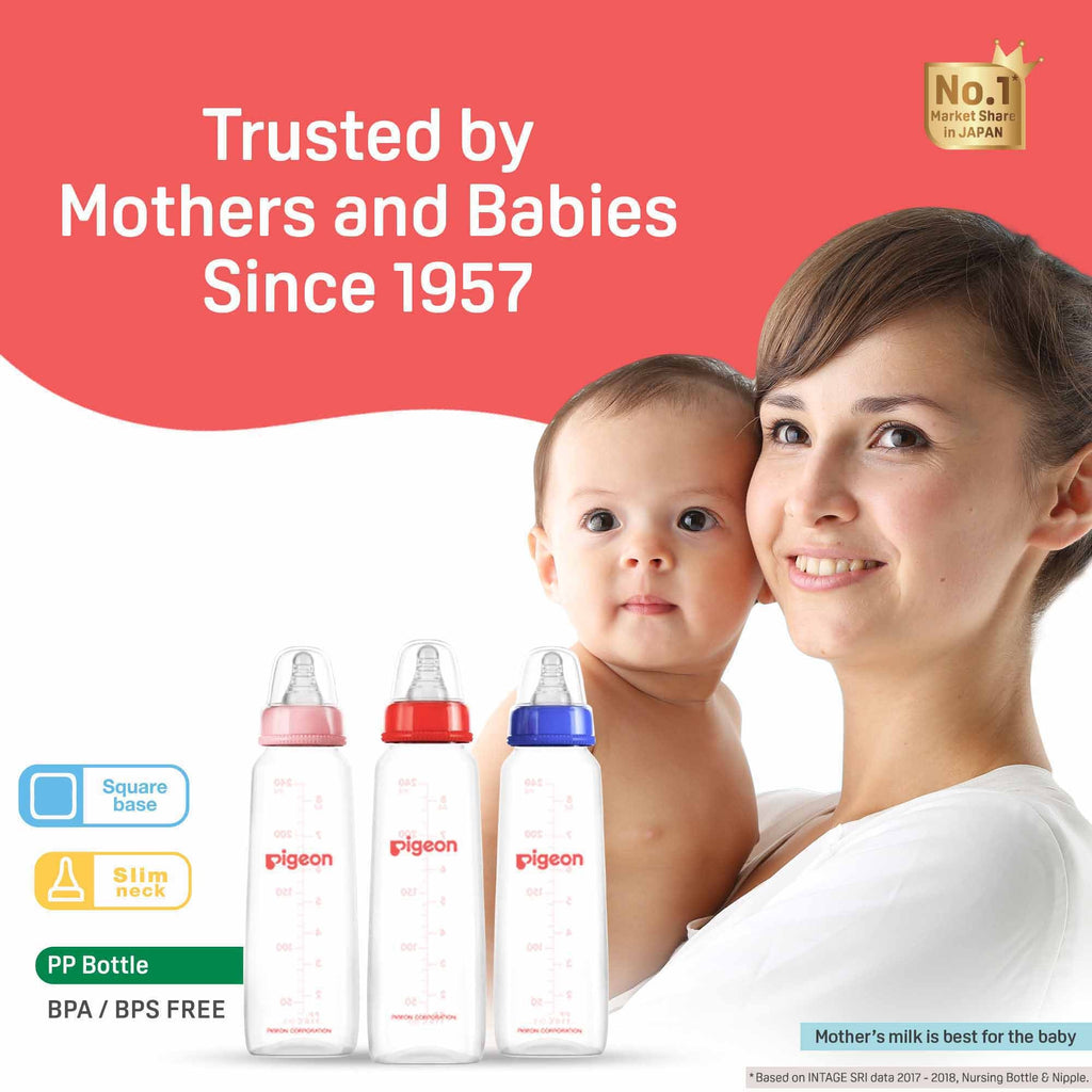 Nursing Bottle Kpp 240ml Nipple L Combo (Pack of 3)