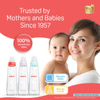 Glass Feeding Bottle 200ml with Add Nipple M