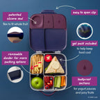 B.Box Warner Bros Harry Potter Kids Lunchbox – 2 Litre, Leak-Proof Bento Style with  Cooler Pack, Adjustable Divider & Whole Fruit Compartment – Multicolor