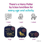 B.Box Warner Bros Harry Potter Kids Lunchbox – 2 Litre, Leak-Proof Bento Style with  Cooler Pack, Adjustable Divider & Whole Fruit Compartment – Multicolor