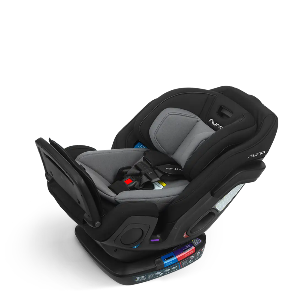 Nuna Exec-Baby Car Seat-Convertible (Front & Rear Facing)-Aeroflex Side Impact Protection System-For 0M+ (Upto 55Kg) - Caviar