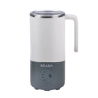 Beaba Milk Prep Bottle and Milk Drink Preparer, Quick Milk Warmer for Formula Breast Milk and Milk Chocolate - Temperature Controlled