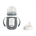 Beaba 2 in 1 Glass Bottle With Sleeve - 210 ml