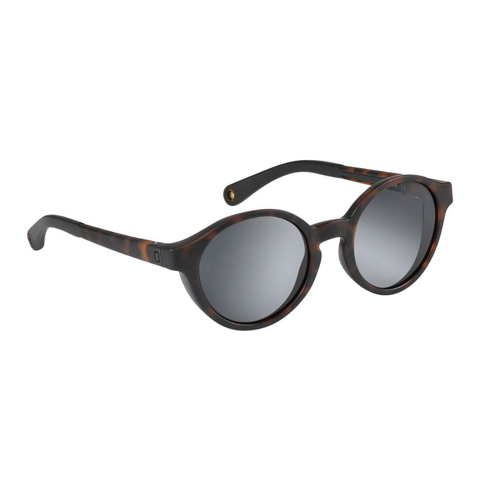 Beaba Kids Sunglasses - 9 months-4 years, Unbreakable Sunglasses for Kids, 100% UV Protection,Category 3 Sun Lens, Optimal Comfort, 360° Adjustable Ear Tips with Side Shields, 2-4 Years, Tortoise Shell
