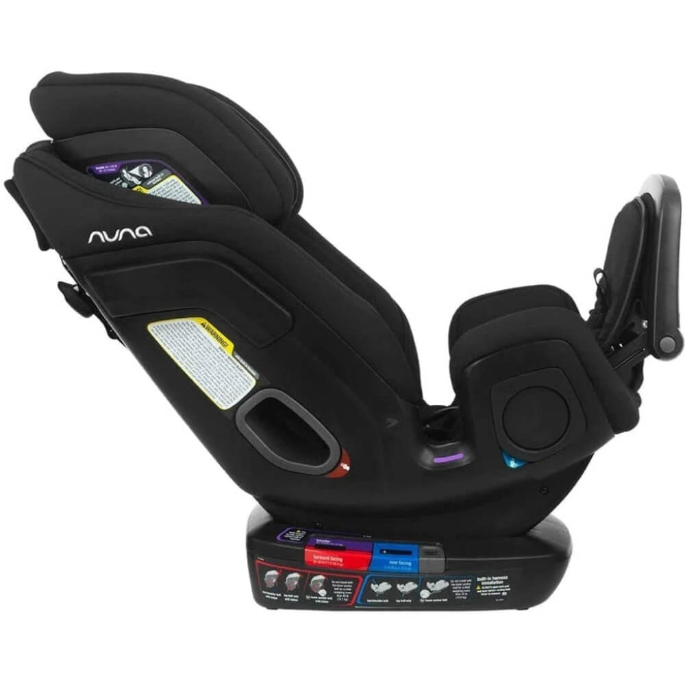 Nuna Exec-Baby Car Seat-Convertible (Front & Rear Facing)-Aeroflex Side Impact Protection System-For 0M+ (Upto 55Kg) - Caviar
