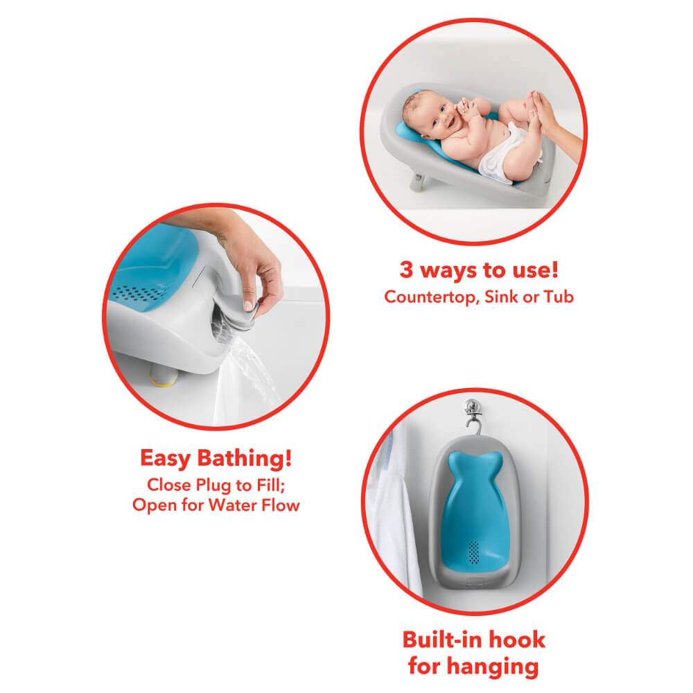 Moby Recline & Rinse Bather