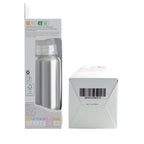 Pigeon Slim Neck Steel bottle 240ml L size with plastic hood & cap (natural)