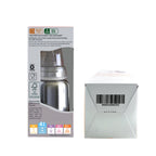 Pigeon Slim Neck steel bottle 140ml M size with plastic hood & cap (natural)