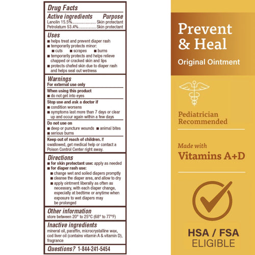 A+D Prevent + Heal Diaper Rash