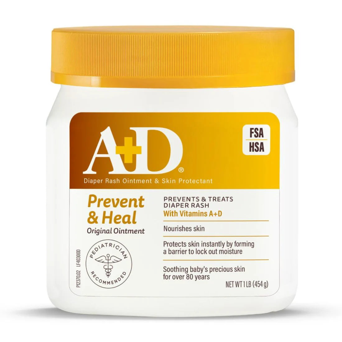 A+D Prevent + Heal Diaper Rash Ointment