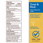 A+D Treat & Heal Diaper Rash Ointment (113g)