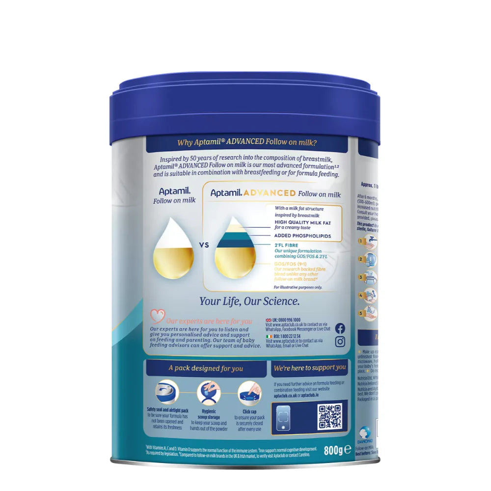 Aptamil Advanced 2 Follow On Milk (6-12 Months) (800g)