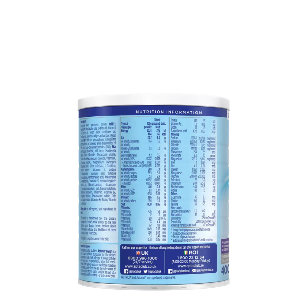 Aptamil Pepti 1 Extensively Hydrolysed Formula (From Birth) (400g)