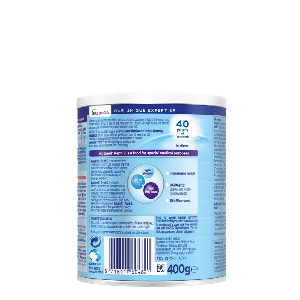 Aptamil Pepti 2 Extensively Hydrolysed Formula (6-12 Months) (400g)