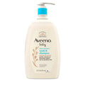 Aveeno Baby Daily Moisture Wash & Shampoo with Natural Oat Extract (976ml)