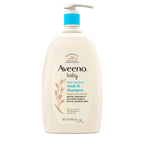 Aveeno Baby Daily Moisture Wash & Shampoo with Natural Oat Extract (976ml)
