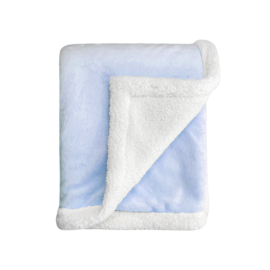 Abracadabra Chamois Blanket - Blue