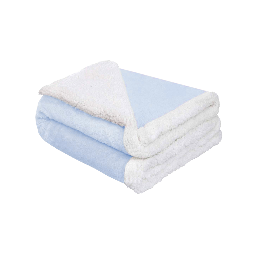 Abracadabra Chamois Blanket - Blue