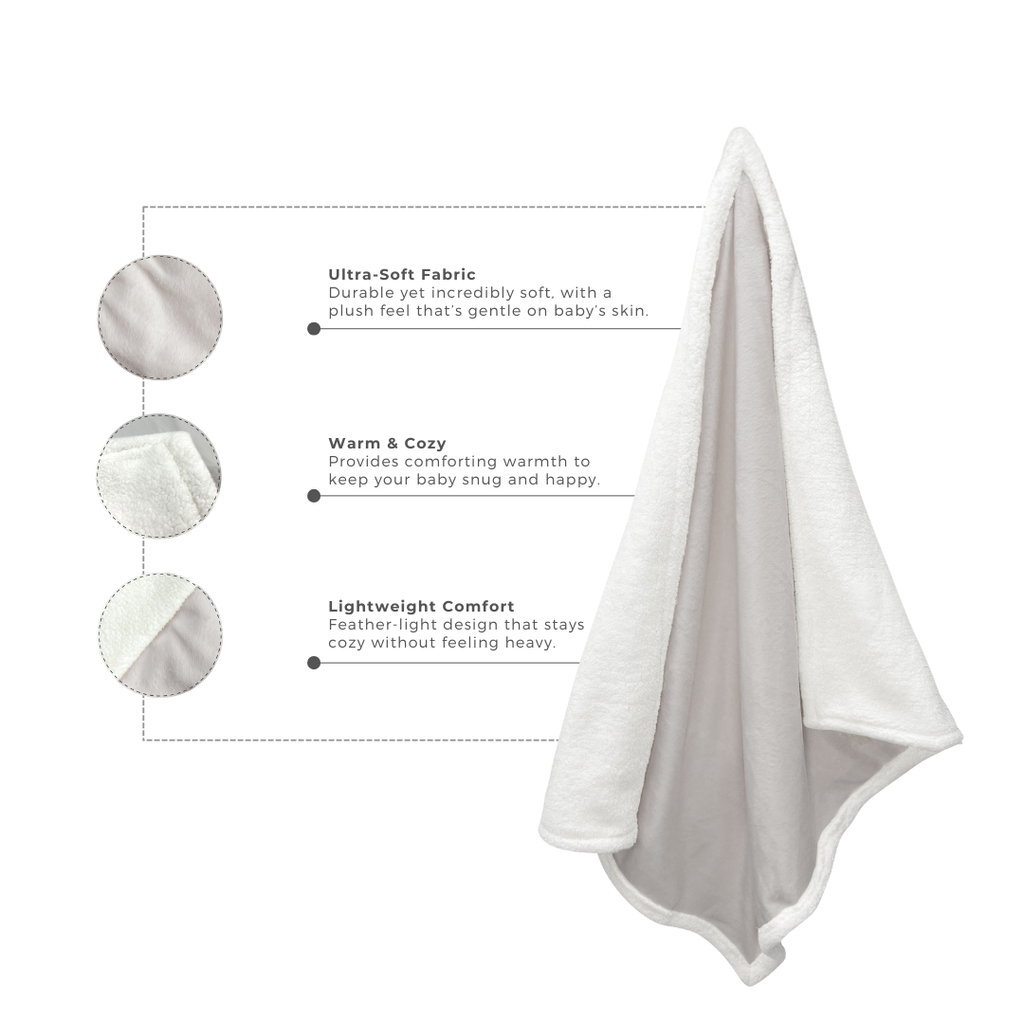 Abracadabra Chamois Blanket - Grey