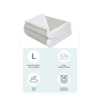 Abracadabra Chamois Blanket - Grey
