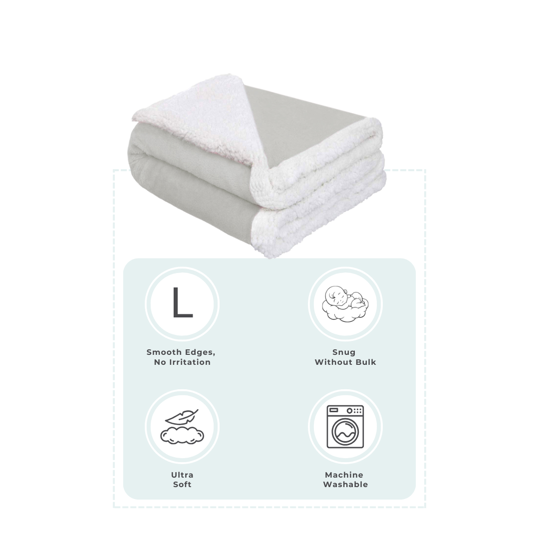 Abracadabra Chamois Blanket - Grey
