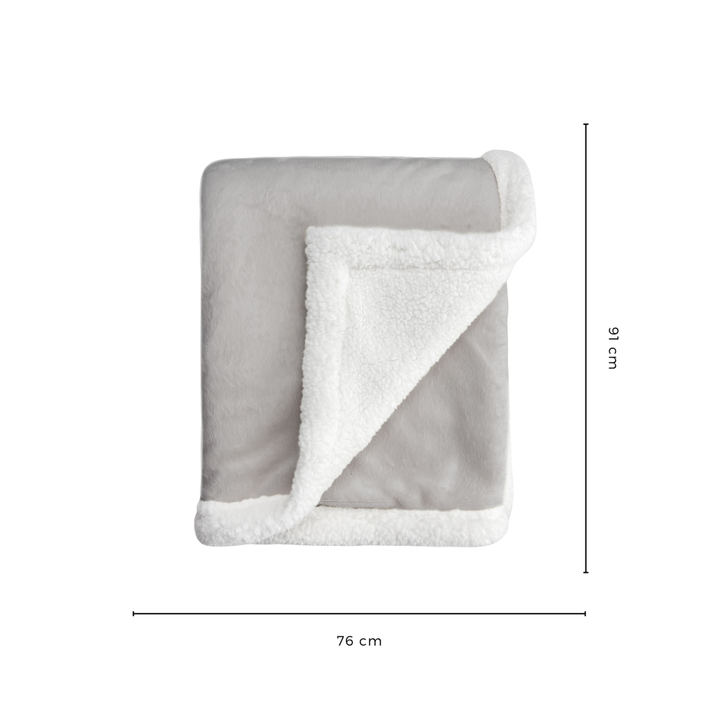 Abracadabra Chamois Blanket - Grey