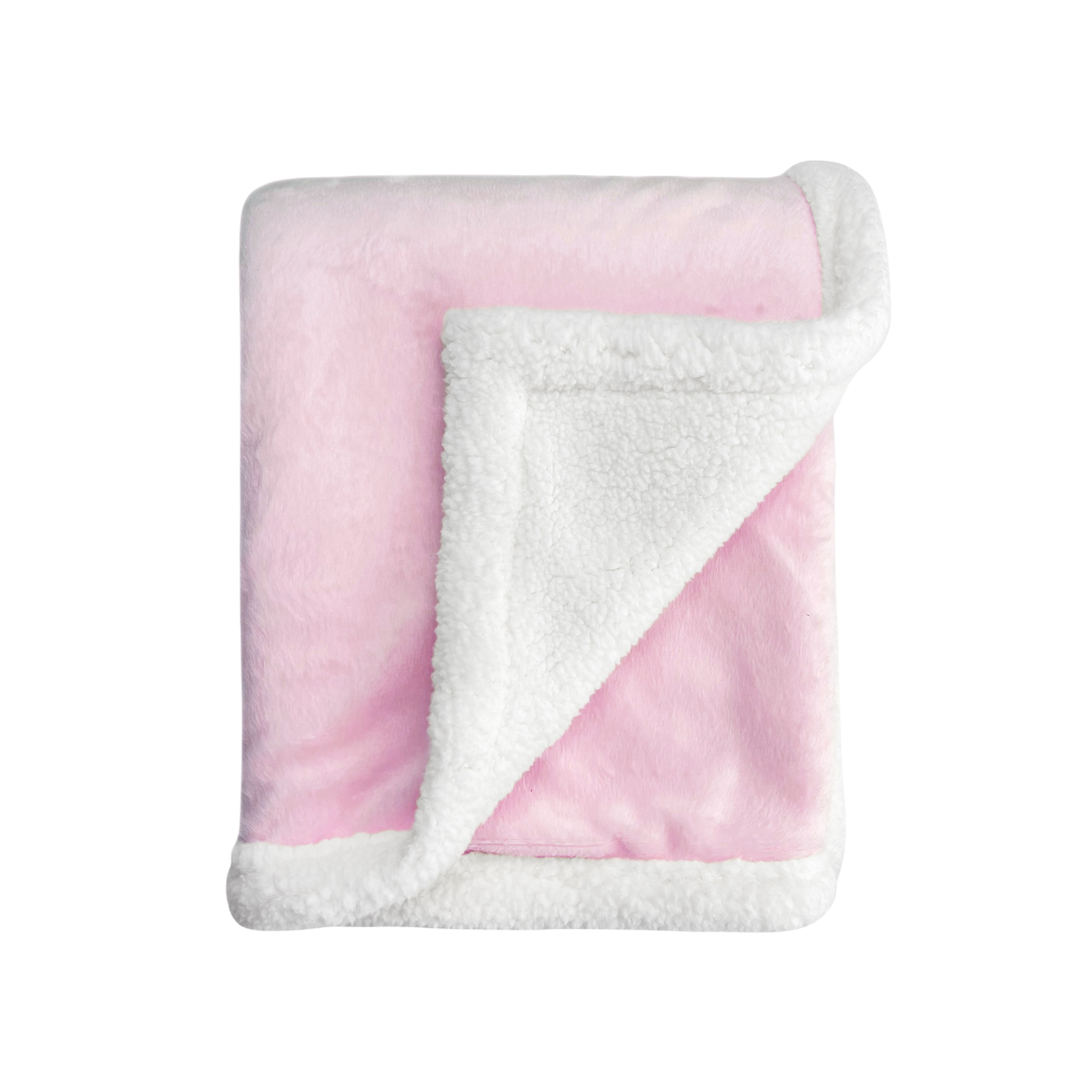 Abracadabra Chamois Blanket - Pink