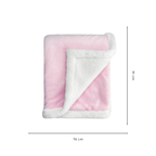 Abracadabra Chamois Blanket - Pink