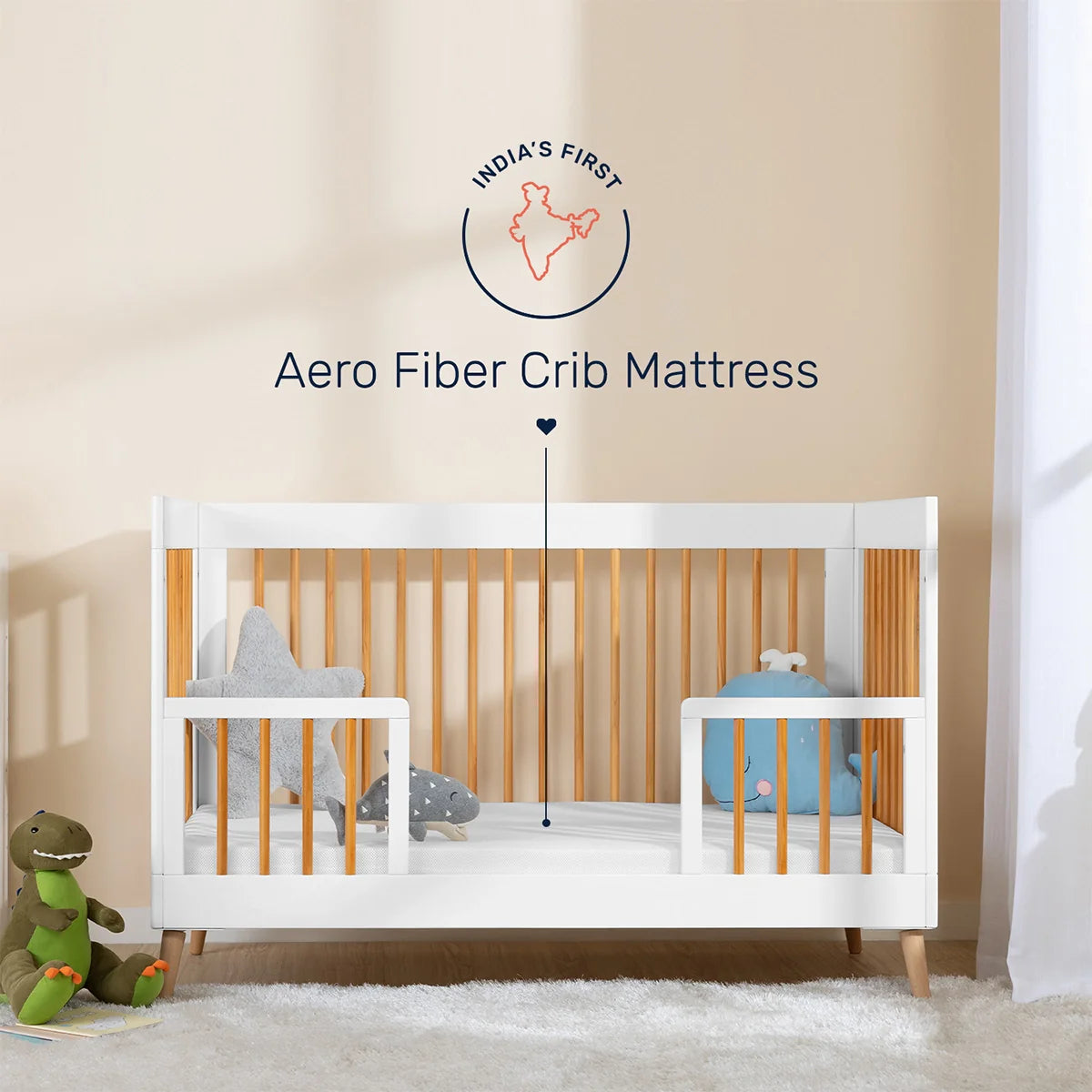 Apex Baby Crib + Aero Fiber Mattress