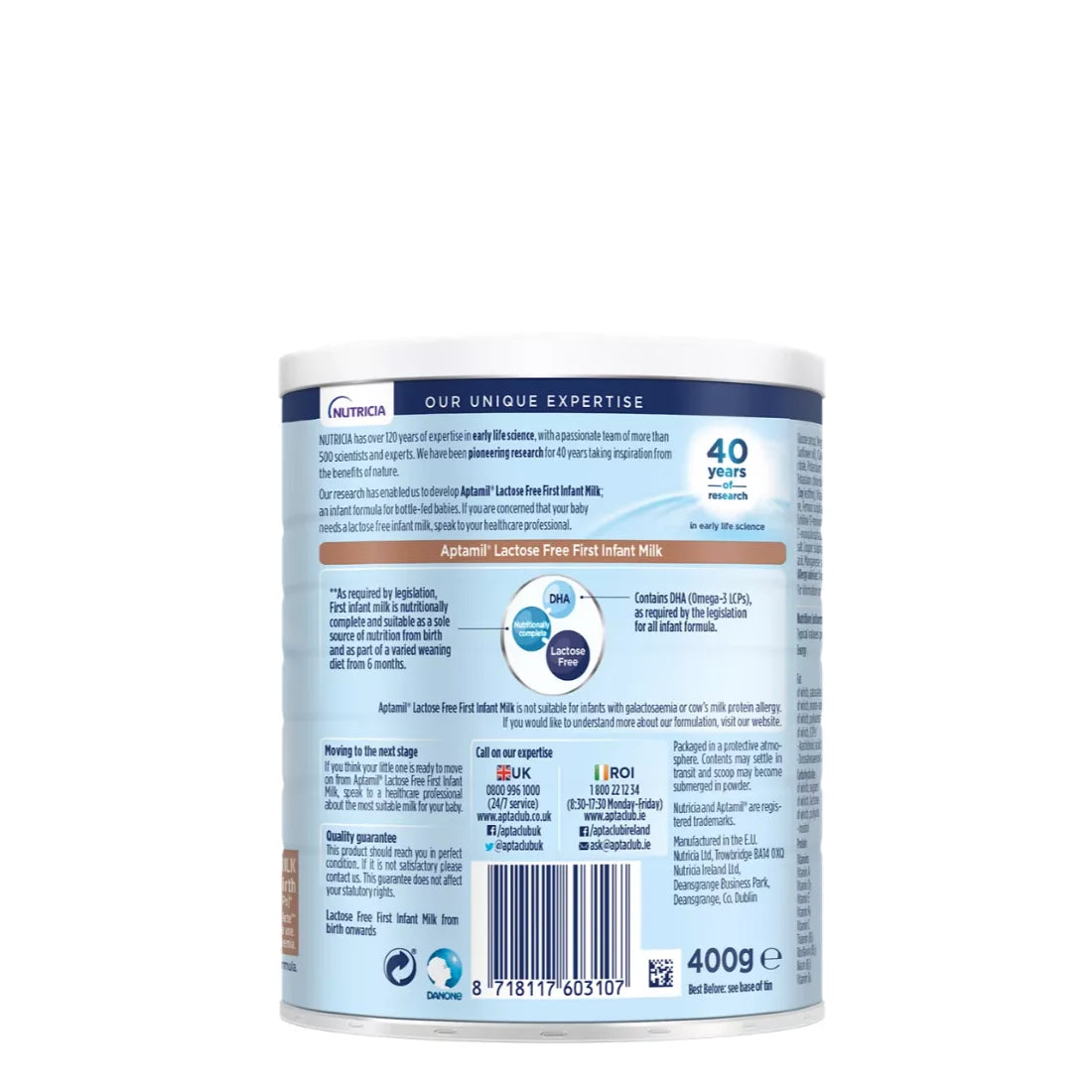 Aptamil Lactose Free First Milk (From Birth) (400g)