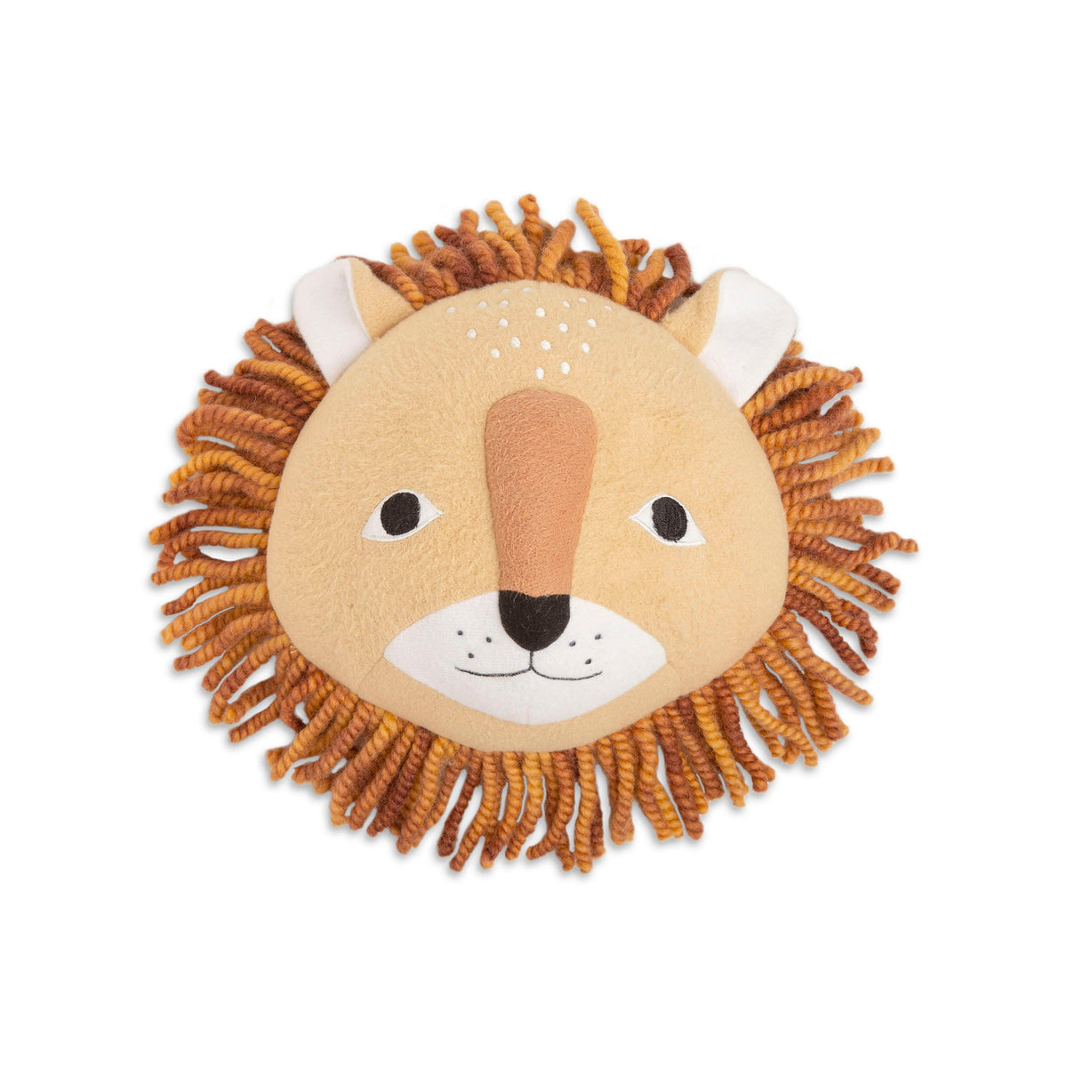 Crane Baby Lion Plush Head Wall Décor