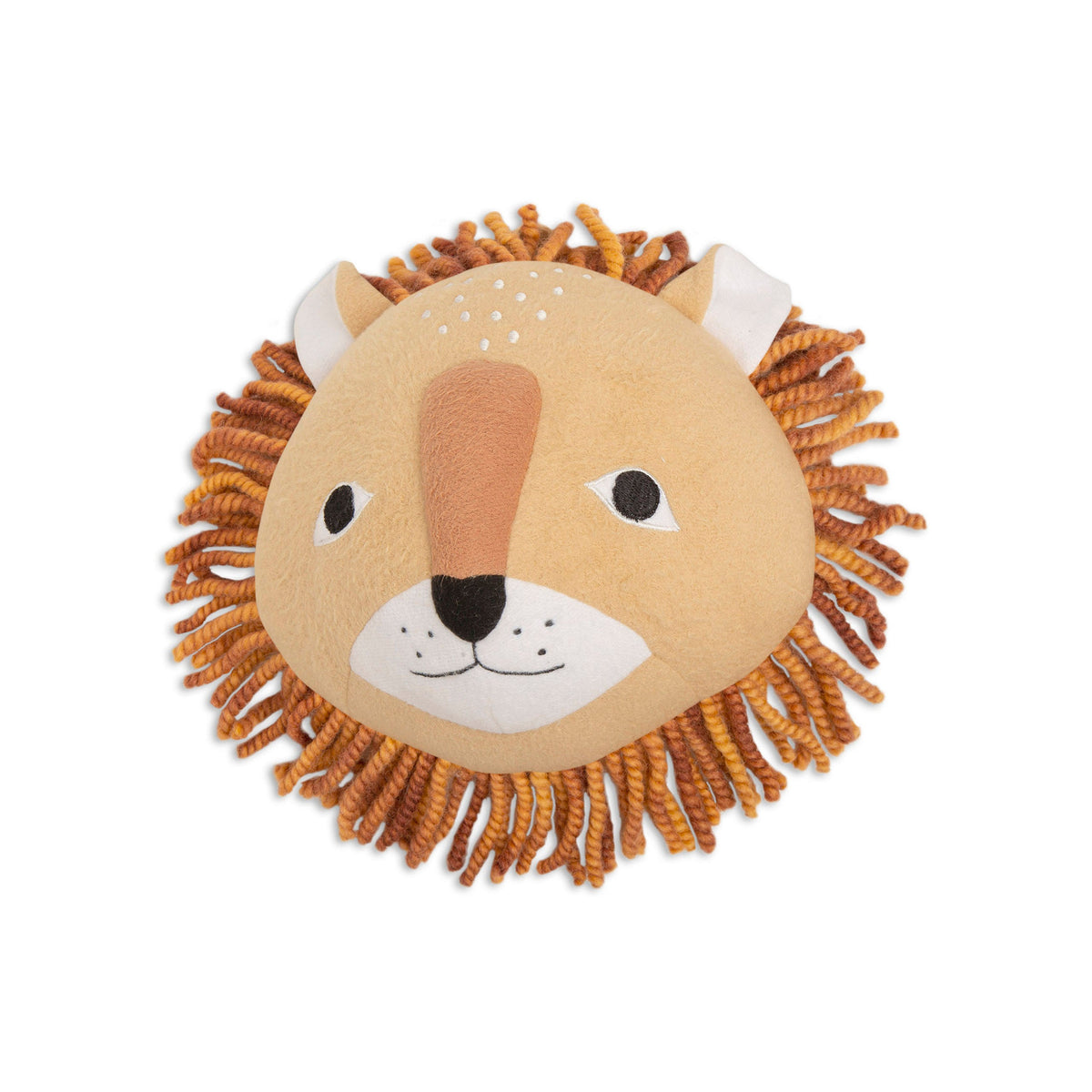 Crane Baby Lion Plush Head Wall Décor