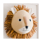 Crane Baby Lion Plush Head Wall Décor