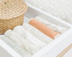 Crane Baby Burp Cloth Set - Willow Dainty Leaf