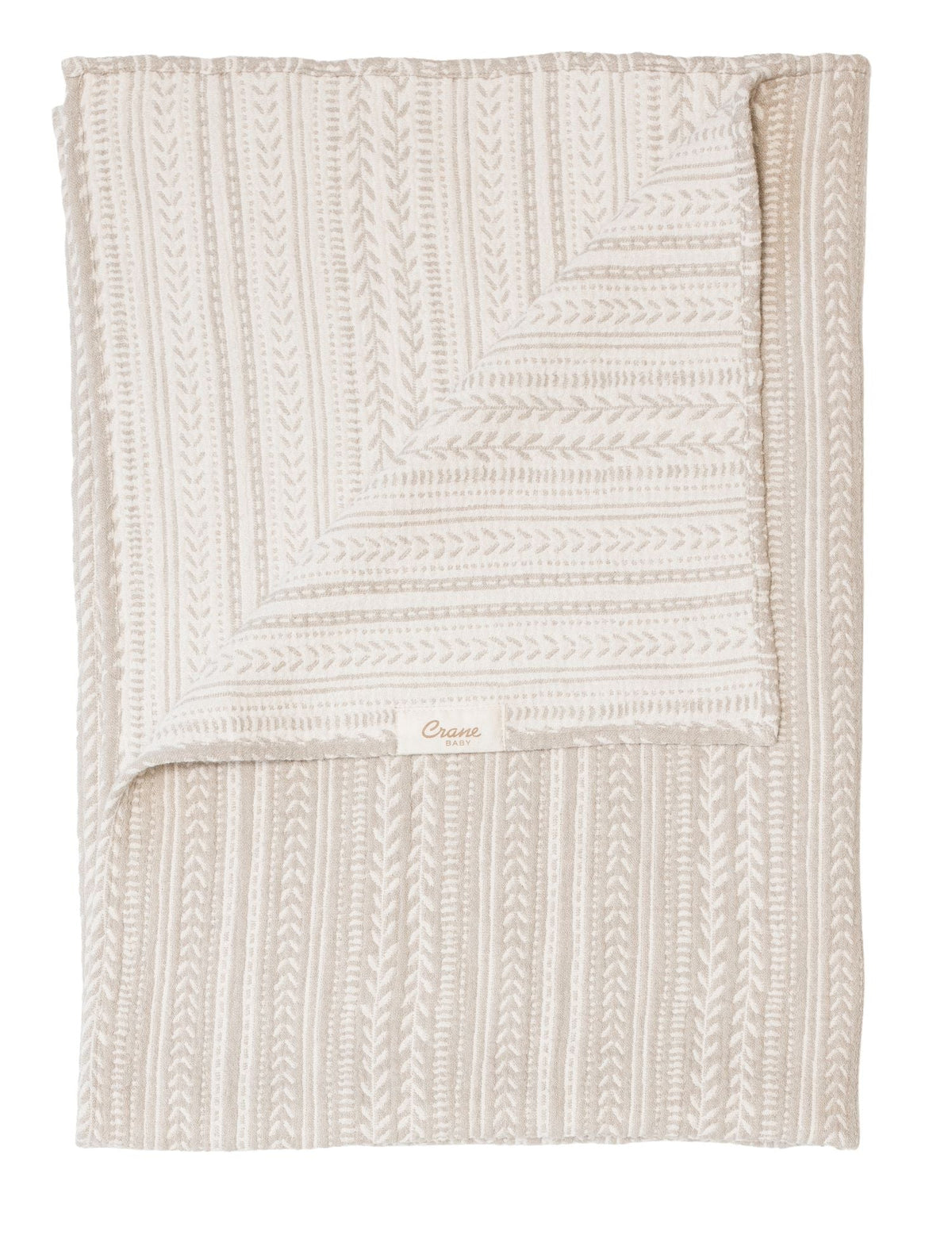 Crane Baby Jacquard Blanket Willow Collection