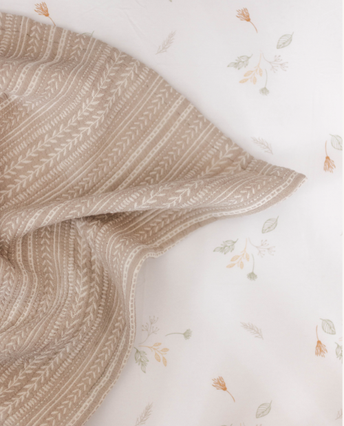 Crane Baby Jacquard Blanket Willow Collection