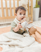 Crane Baby Jacquard Blanket Willow Collection