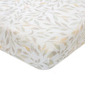 Crane Baby Crib Sheet - Willow Multicolor Leaf