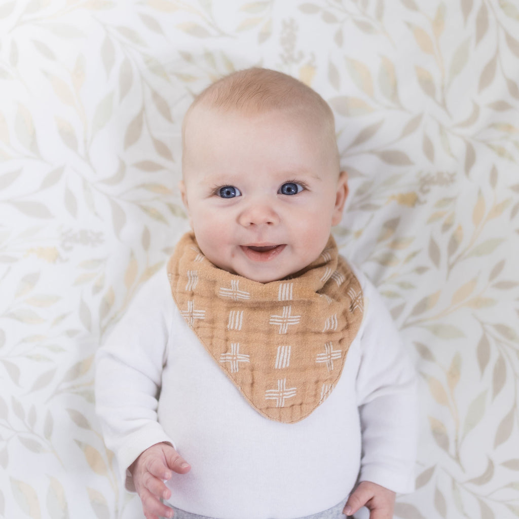 Crane Baby Crib Sheet - Willow Multicolor Leaf