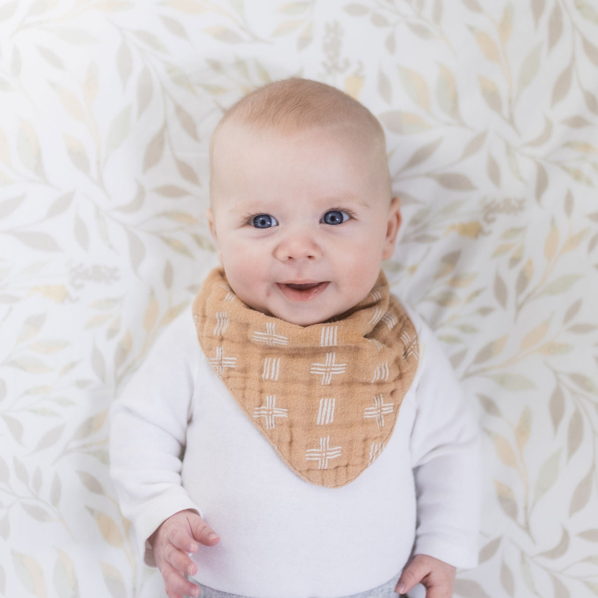 Crane Baby Crib Sheet - Willow Multicolor Leaf