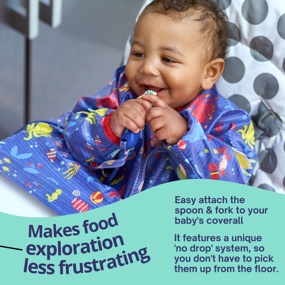 BiBaDo Handi Cutlery- Attachable Weaning Cutlery Set