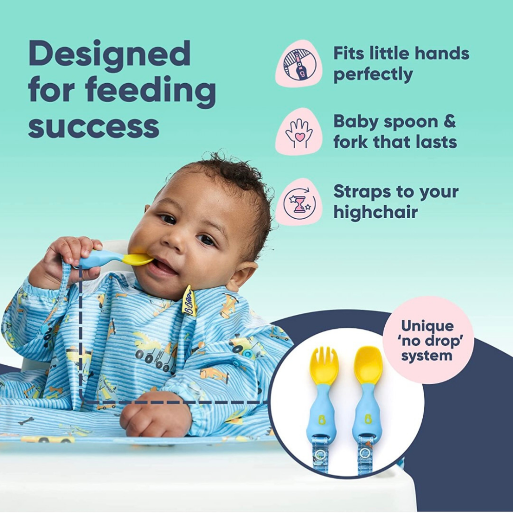BiBaDo Handi Cutlery- Attachable Weaning Cutlery Set