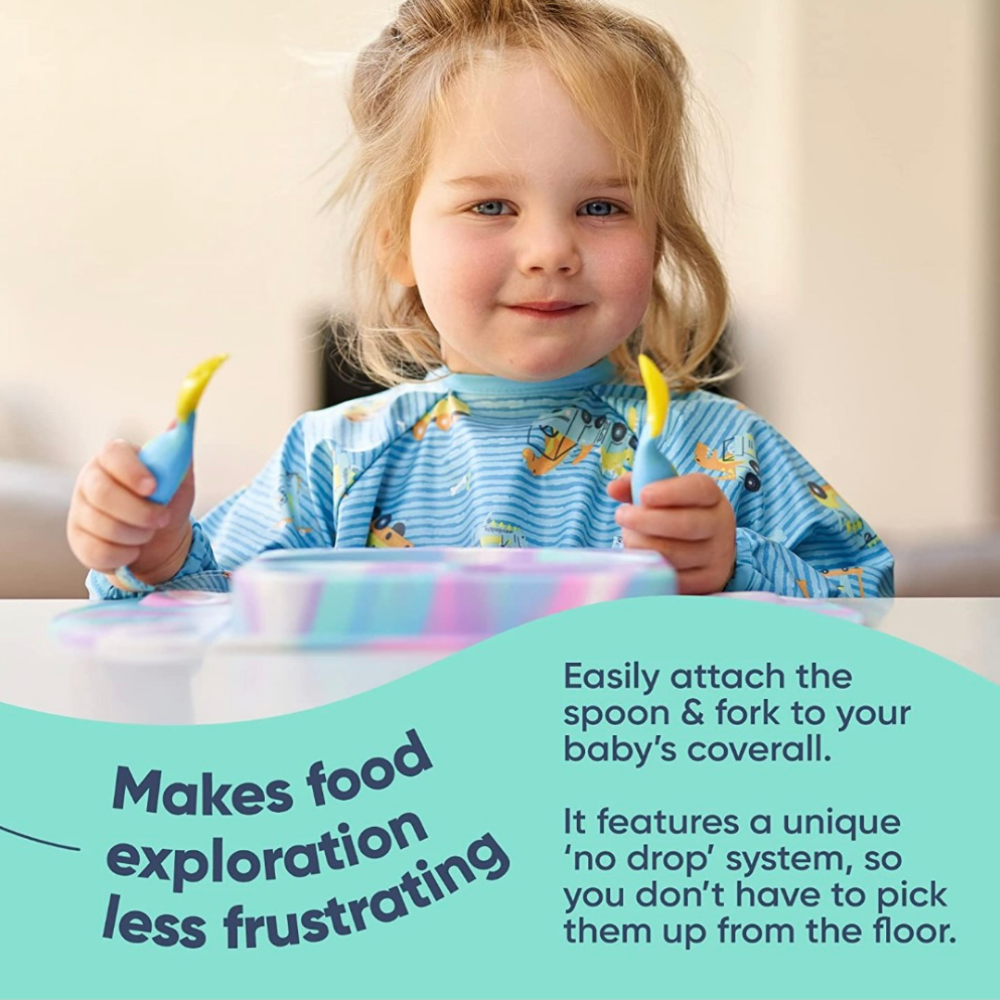 BiBaDo Handi Cutlery- Attachable Weaning Cutlery Set