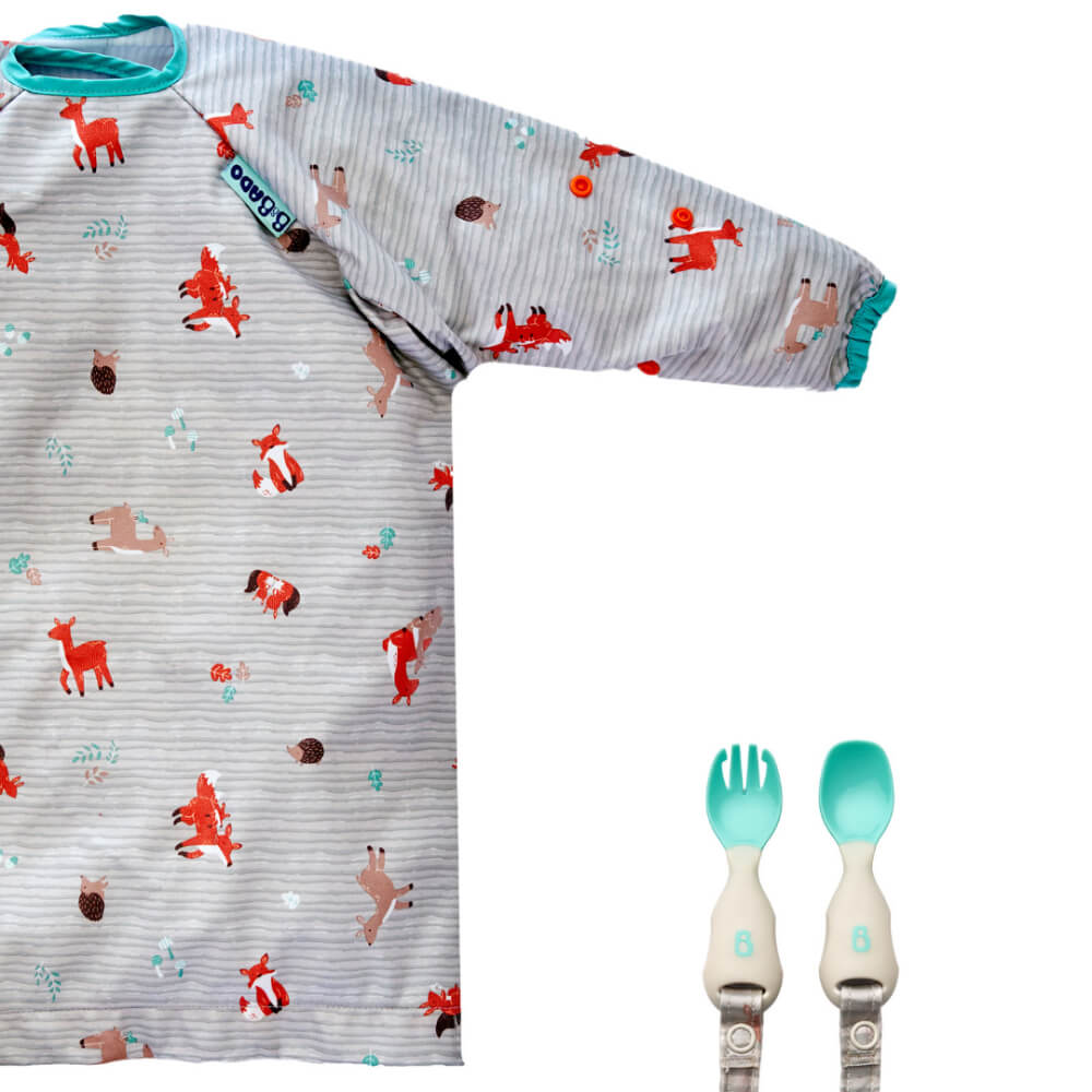 Bibado Long Sleeve Coverall Weaning Bib
